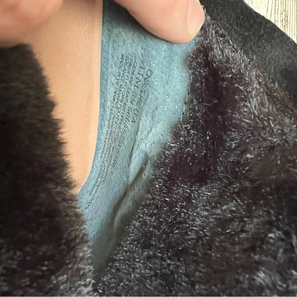 CASLON Black Suede Averie Booties Water Resistant Leather Size 11 - Picture 10 of 12